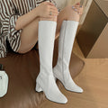 New Style Boots Thick Heel High Heel Sexy Stretch